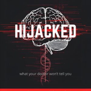 Book cover for 'You've Been Hijacked: The Secret Biology of Permanent Weight Loss' by N. Campbell—a guide to appetite mastery and resetting the weight set point without dieting.